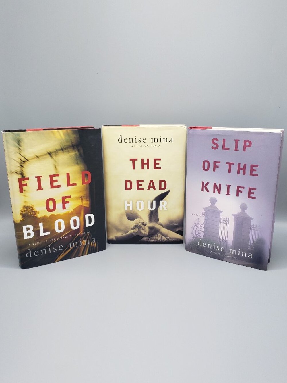 Denise Mina Paddy Meehan Series Lot 3 HCDJ Field of Blood Dead Hour Slip Knife